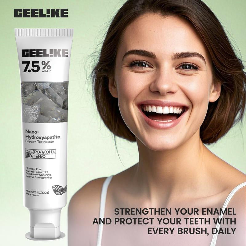 Ceelike Fluoride-Free Hydroxyapatite Toothpaste | Enamel Repair & Fresh Breath | Gentle Mint Flavor | 4.23 Oz Oral Care #Springtok
