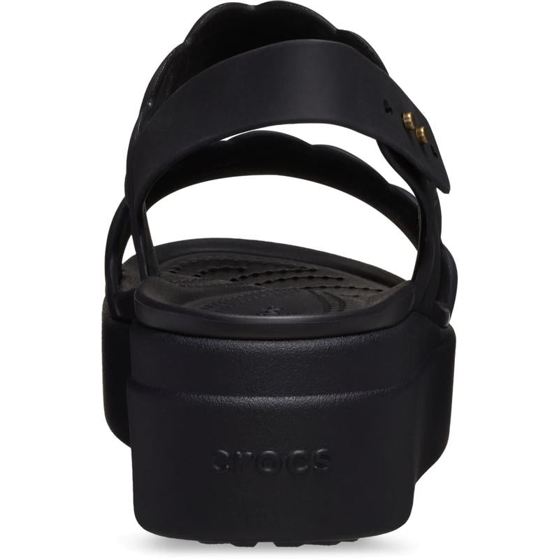 Crocs Women'S Brooklyn Woven Buckle, Platform Sandals