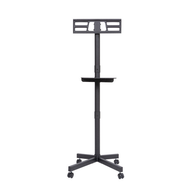 Mobile TV Cabinet With Wheels, Adjustable Height, Tilt And Roll