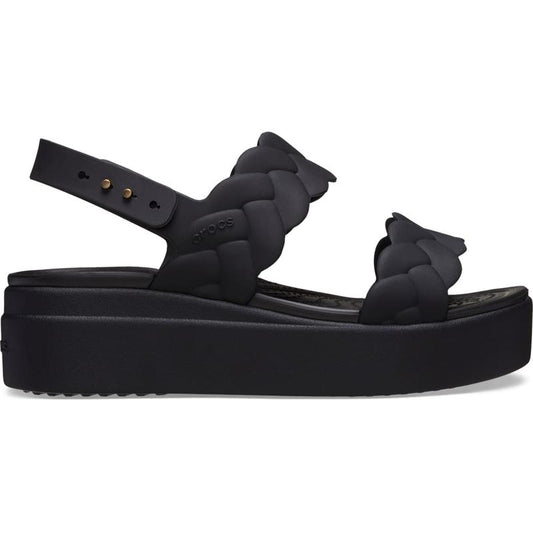 Crocs Women'S Brooklyn Woven Buckle, Platform Sandals