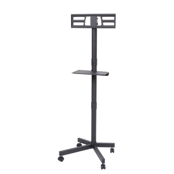 Mobile TV Cabinet With Wheels, Adjustable Height, Tilt And Roll