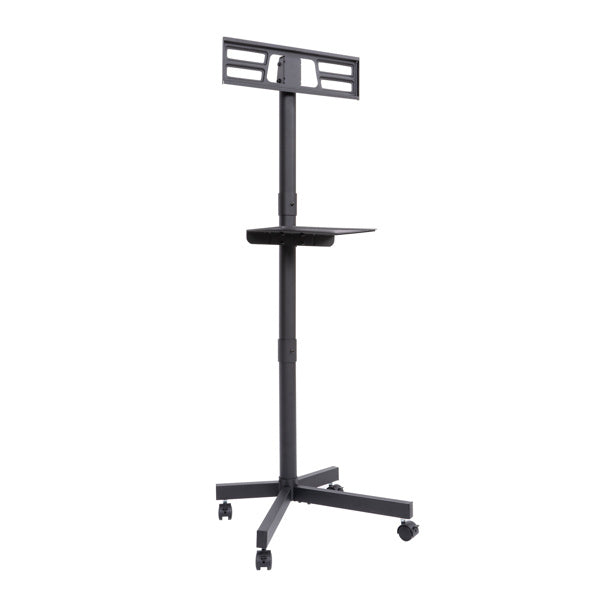 Mobile TV Cabinet With Wheels, Adjustable Height, Tilt And Roll